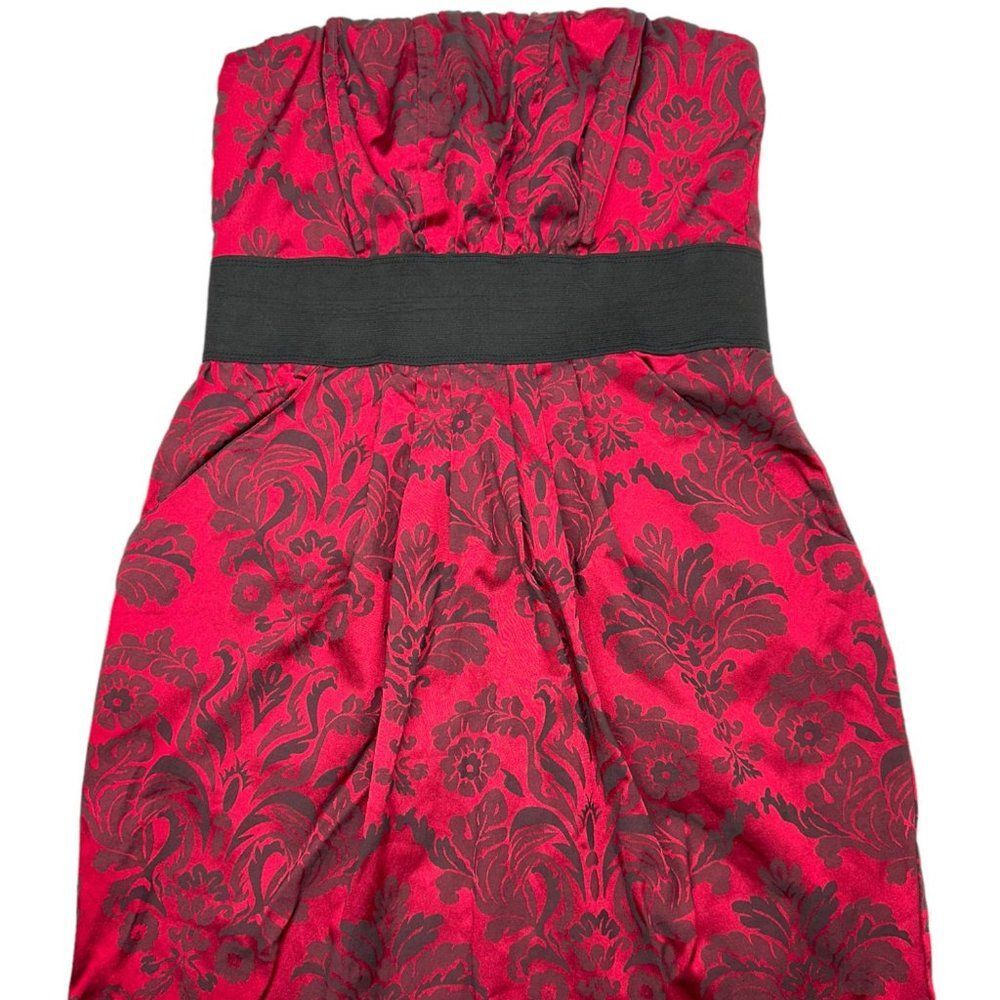 Speechless Ruby Floral Damask Mini Dress (11)